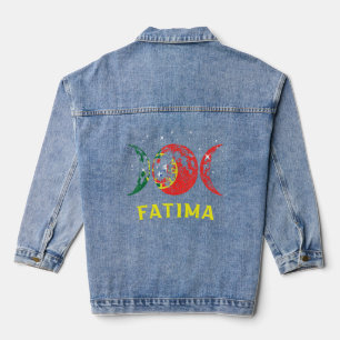 Chaqueta Vaquera Bandera de Fatima Portugal