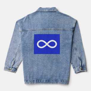 Chaqueta Vaquera Bandera de Metis, bandera de Métis