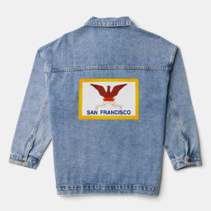 Chaqueta Vaquera Bandera de San Francisco, CA T-Shirt