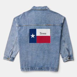 Chaqueta Vaquera Bandera de Texas Denim Jacket
