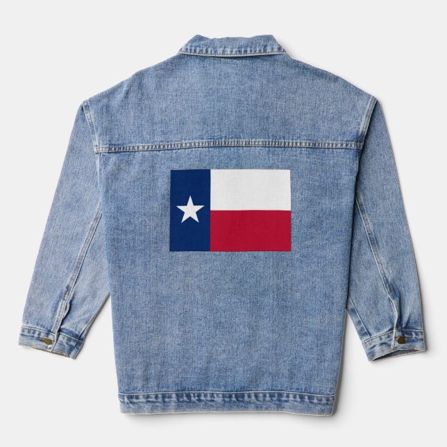 Chaqueta Vaquera Bandera de Texas Denim Jacket (Reverso )