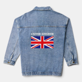 Chaqueta Vaquera Bandera de Union Jack del Reino Unido