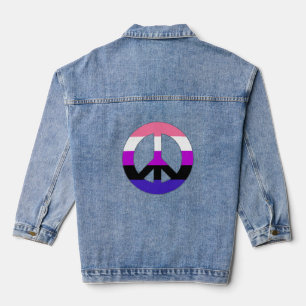 Chaqueta Vaquera Bandera del Orgullo de Género