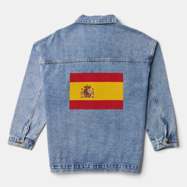 Chaqueta Vaquera Bandera española (Reverso )