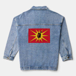 Chaqueta Vaquera Bandera guerrera de Mohawk