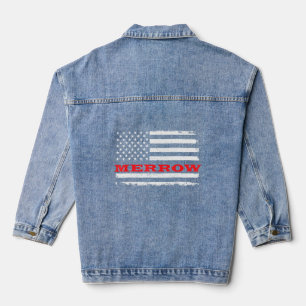 Chaqueta Vaquera Bandera Norteamericana de Connecticut Merrow Usa P