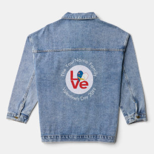 Chaqueta Vaquera Bandera Personalizada Azores Red LOVE