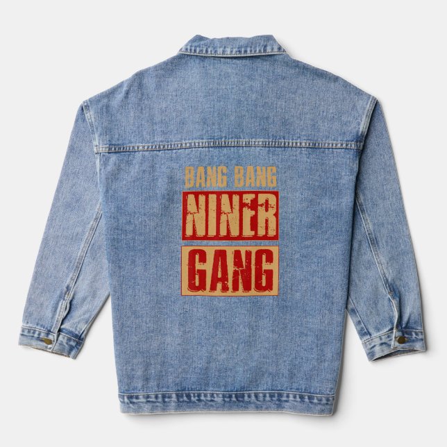 Chaqueta Vaquera Bang Bang Niner Gang Football Guay (Reverso )