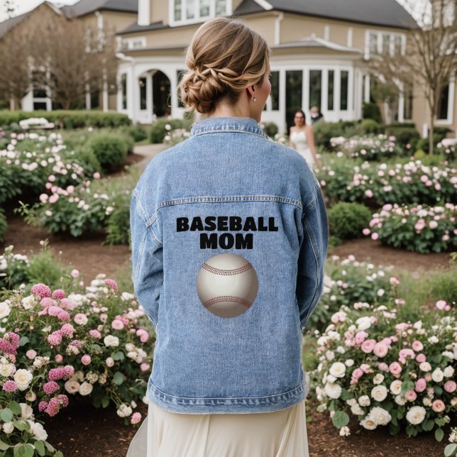 Chaqueta Vaquera BASEBALL MOM Denim Jacket (Reverso Boda)