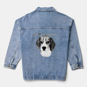 Chaqueta Vaquera Beagle Happy Face Denim Jacket