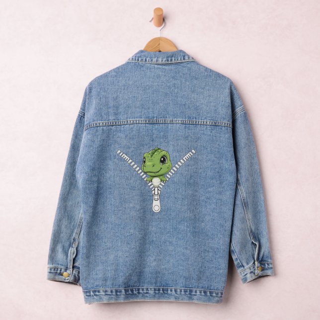 Chaqueta Vaquera Bebé dinosaurio lindo Peek (Hangar)