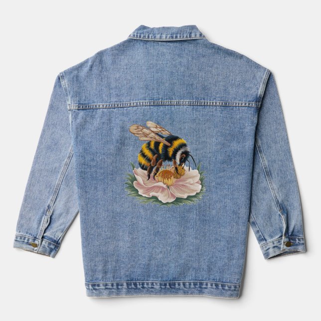 Chaqueta Vaquera Bee and Flower (Reverso )