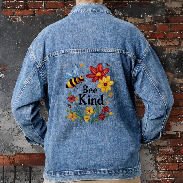 Chaqueta Vaquera Bee Kind (Bee Kind Denim Jacket)