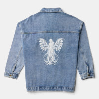 Belleza angélica de Emblema etéreo radiante blanco