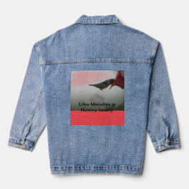 Chaqueta Vaquera Belleza de la camiseta de amor