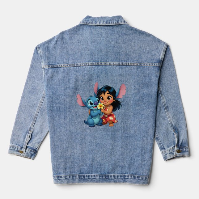 Chaqueta Vaquera Beste Freunde fürs Leben – Lilo & Stitch (Reverso )