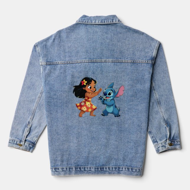 Chaqueta Vaquera Beste Freunde fürs Leben – Lilo & Stitch (Reverso )