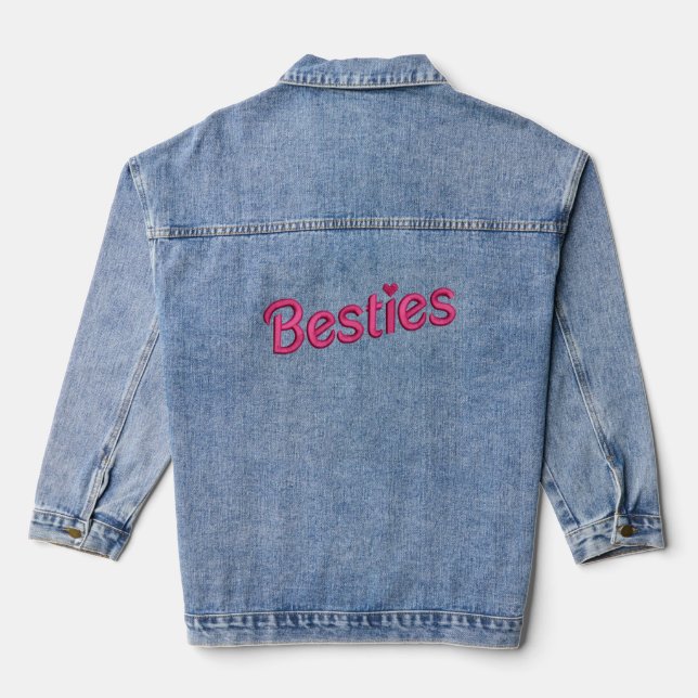 Chaqueta Vaquera Bestias rosadas (Reverso )