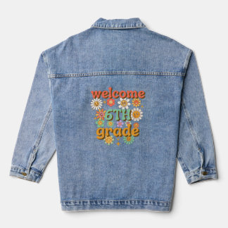 CHAQUETA VAQUERA BIENVENIDO 6º GRADO, FELIZ REGRESO A CLASES 