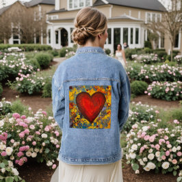 Chaqueta Vaquera Big Heart Denim Jacket