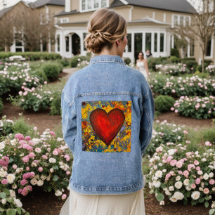 Chaqueta Vaquera Big Heart Denim Jacket