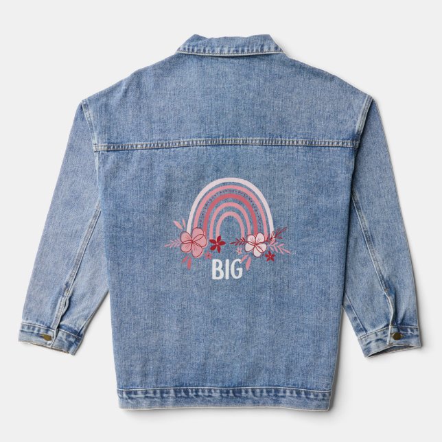 Chaqueta Vaquera Big Little Sorority Week Revelan College Sister Re (Reverso )
