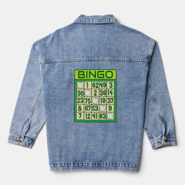 Chaqueta Vaquera Bingo Personalizado (Reverso )