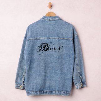 Chaqueta Vaquera Blessed! Denim Jacket (Black)