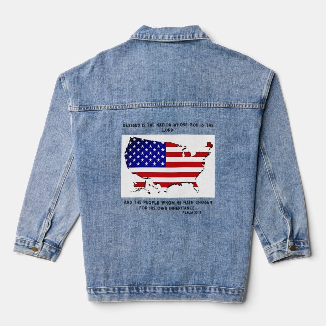Chaqueta Vaquera Blessed Nation Denim Jacket (Reverso )