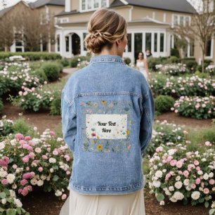 Chaqueta Vaquera Blossom in Style: Personalizable