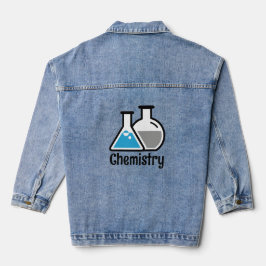 Chaqueta Vaquera Blue Beakers Design Denim Jacket