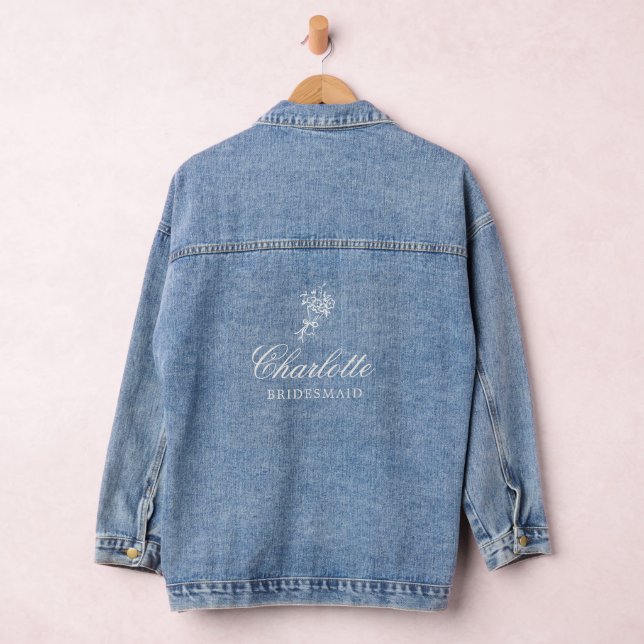 Chaqueta Vaquera Boda de dama de honor personalizada (Hangar)