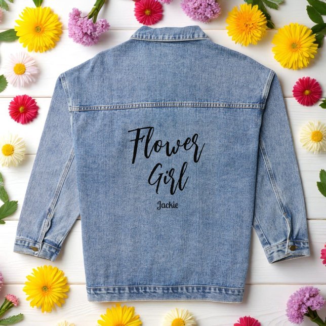 Chaqueta Vaquera Boda de flores ducha de novia (Subido por el creador)