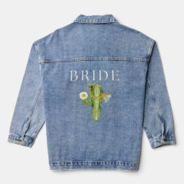 Chaqueta Vaquera Boda De Guión Blanco Denim Jacket