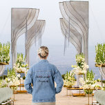 Chaqueta Vaquera Boda de la dama de honor, Bachelorette Party<br><div class="desc">Crea tu propio personalizado, personalizado, casual, moda, fresco, áspero encanto, retro estilo vintage, atractivo perdurable, ícono de moda, divertido, genial, guión elegante / tipografía / fuente, corazón rojo, boda wow Bridesmaid fiesta nupcial de las damas mujer chaqueta de jean de mezcla de algodón azul / chaqueta de denim. Añade un...</div>