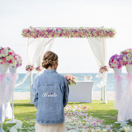 Chaqueta Vaquera Boda de Novias del Corazón Rojo