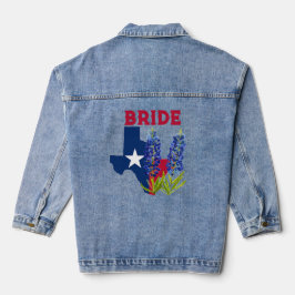 Chaqueta Vaquera Boda Floral Estatal de Texas Brida
