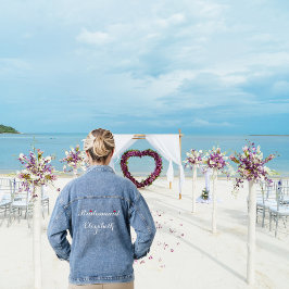 Chaqueta Vaquera Boda personalizada Bridesmaid Bachelorette Party