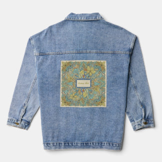 Chaqueta Vaquera Boho Chic Embroidered-Look Custom Denim Jacket