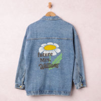 Boho Simple Daisy Future Sra. Apellido Novia