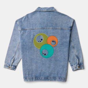 Chaqueta Vaquera Bolas de bolos modernas de mediados del siglo