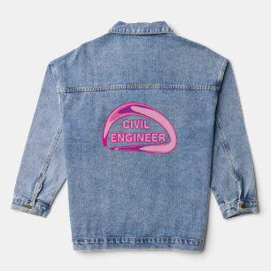 Chaqueta Vaquera Bolas de golf de Ingeniería Civil Rosa