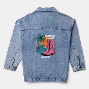 Chaqueta Vaquera Botas Vaqueras Besadas por el Sol Retro Olas del S