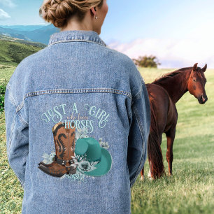 Chaqueta Vaquera Bovino vaquero botas gorra Chica Amor caballos nom
