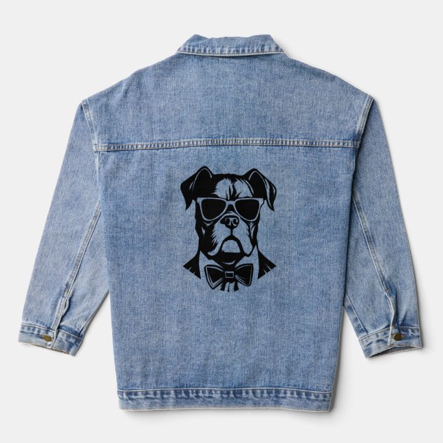 Chaqueta Vaquera Boxer Dog (Reverso )