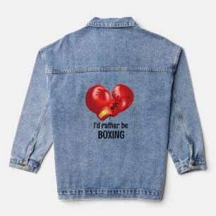 Chaqueta Vaquera Boxing Design Denim Jacket