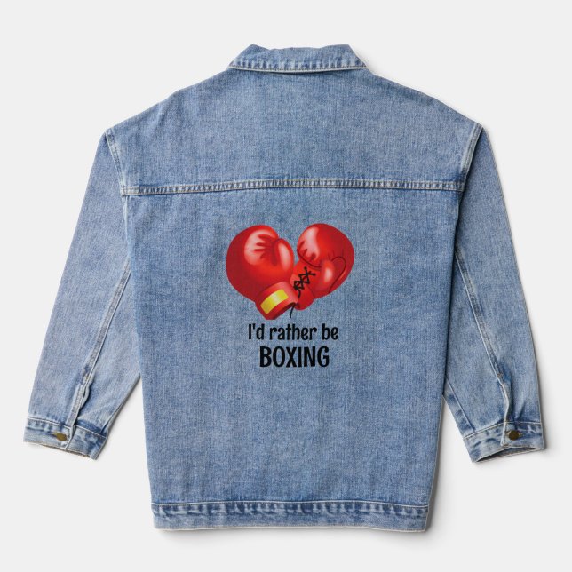 Chaqueta Vaquera Boxing Design Denim Jacket (Reverso )