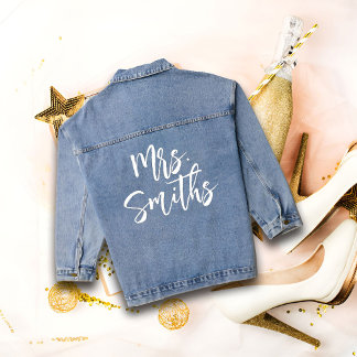 Chaqueta Vaquera Bride Denim Jacket, Personalizada Sra.