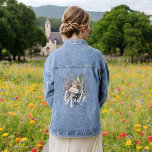 Chaqueta Vaquera Bride Watercolor Boho Floral Rustica Flor silvestr<br><div class="desc">¡Celebra con estilo nuestra Boho Rustic Floral Denim Jacket! Esta impresionante chaqueta presenta un elegante diseño de flores silvestres, mezcla de moda boho y encanto rústico. Perfecto para las futuras novias, ofrece un toque personalizado a las duchas de novias, a las fiestas de soltero o a las fiestas de bodas...</div>
