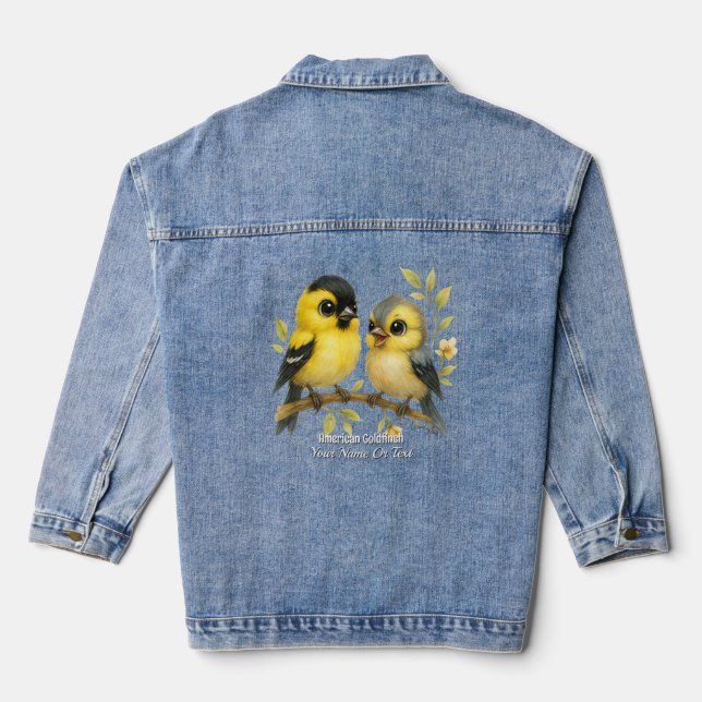 Chaqueta Vaquera Brillante Goldfinch (Reverso )